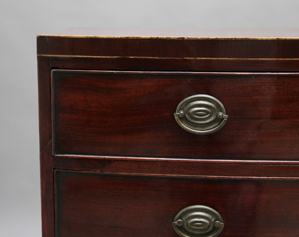 Early 19th Century mahogany bowfront chest of drawers View VIII