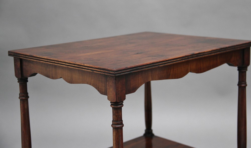 Pair of 20th Century yew wood occasional tables View VIII