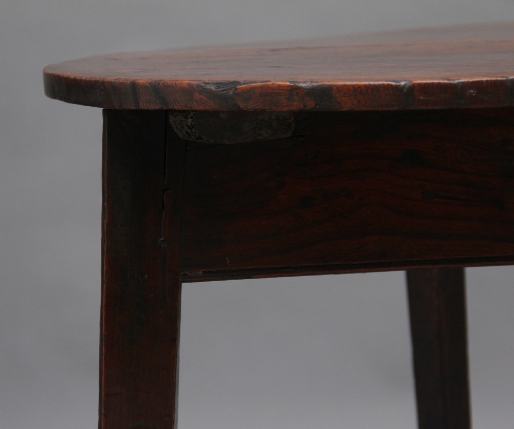 Early 19th Century oak & elm cricket table View VI