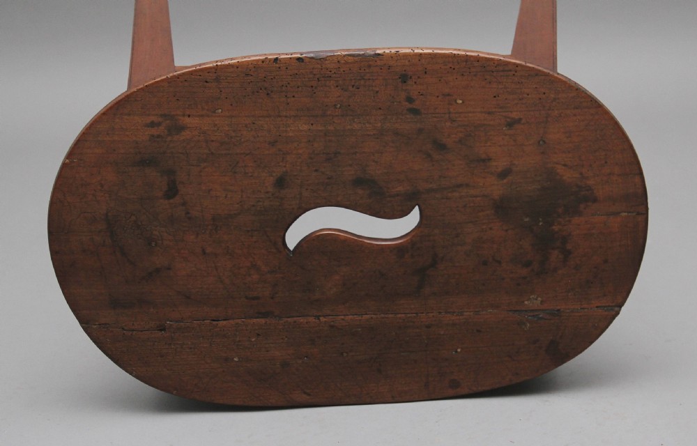 Early 19th Century fruitwood stool View VIII