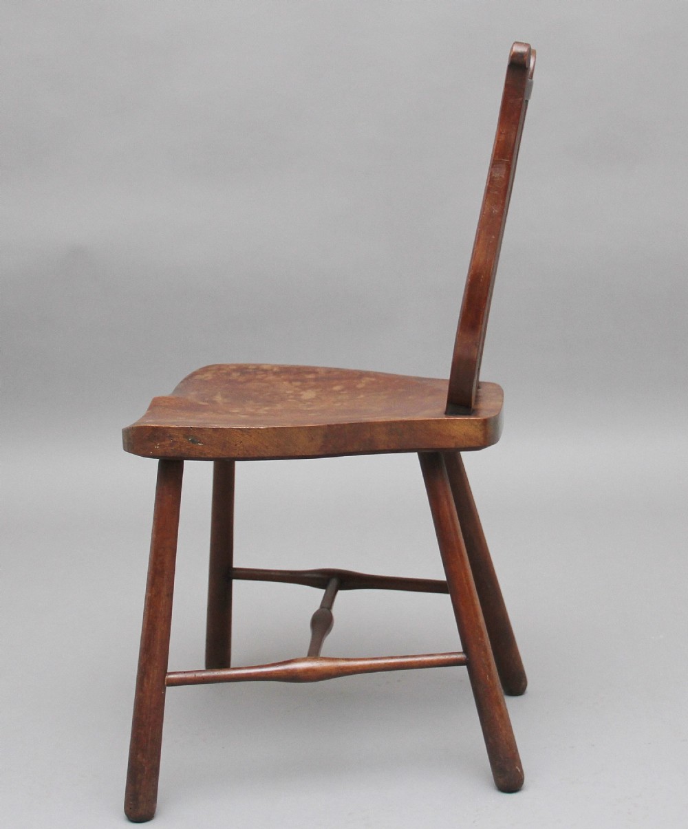 Early 19th Century fruitwood country side chair View IV
