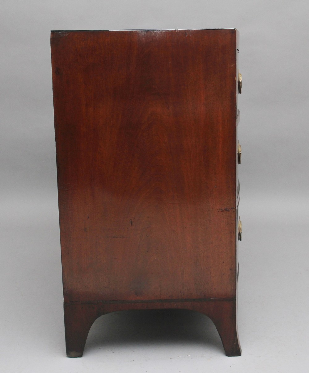 Early 19th Century mahogany bowfront chest View IV