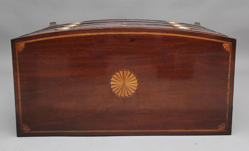 Early 19th Century mahogany bowfront chest View VII