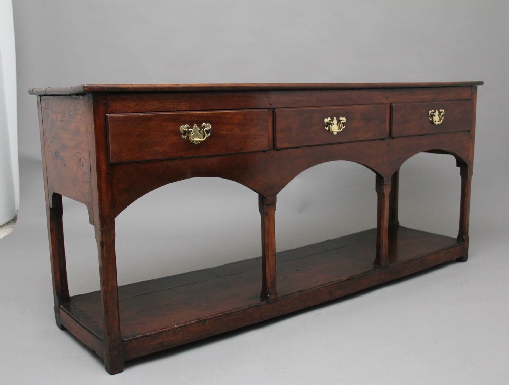 Mid 18th Century walnut country dresser View VII