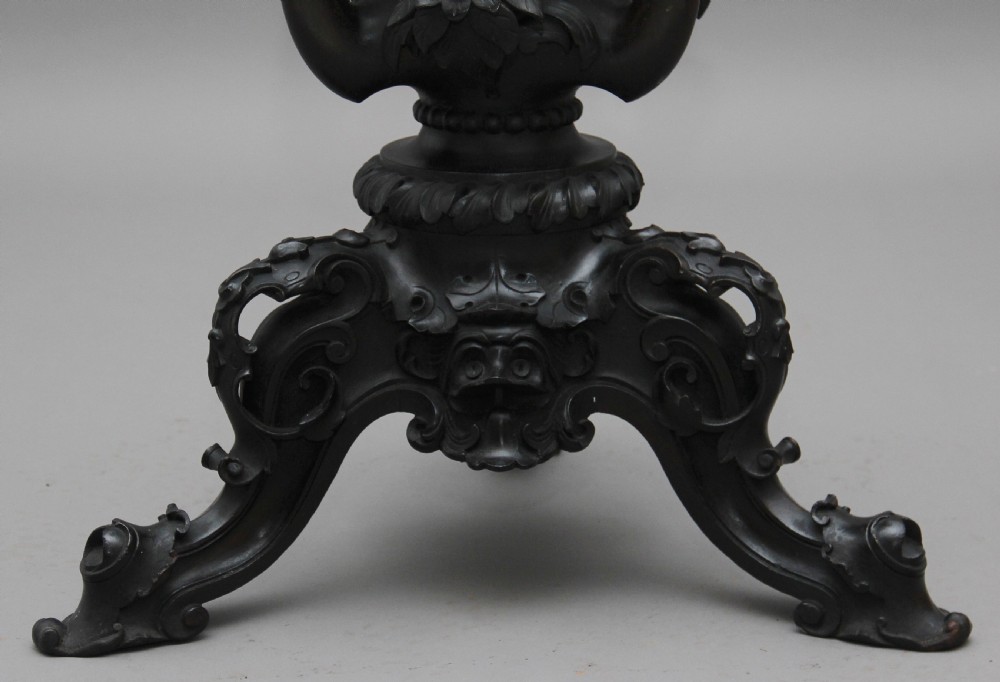 19th Century carved mahogany jardinere View X