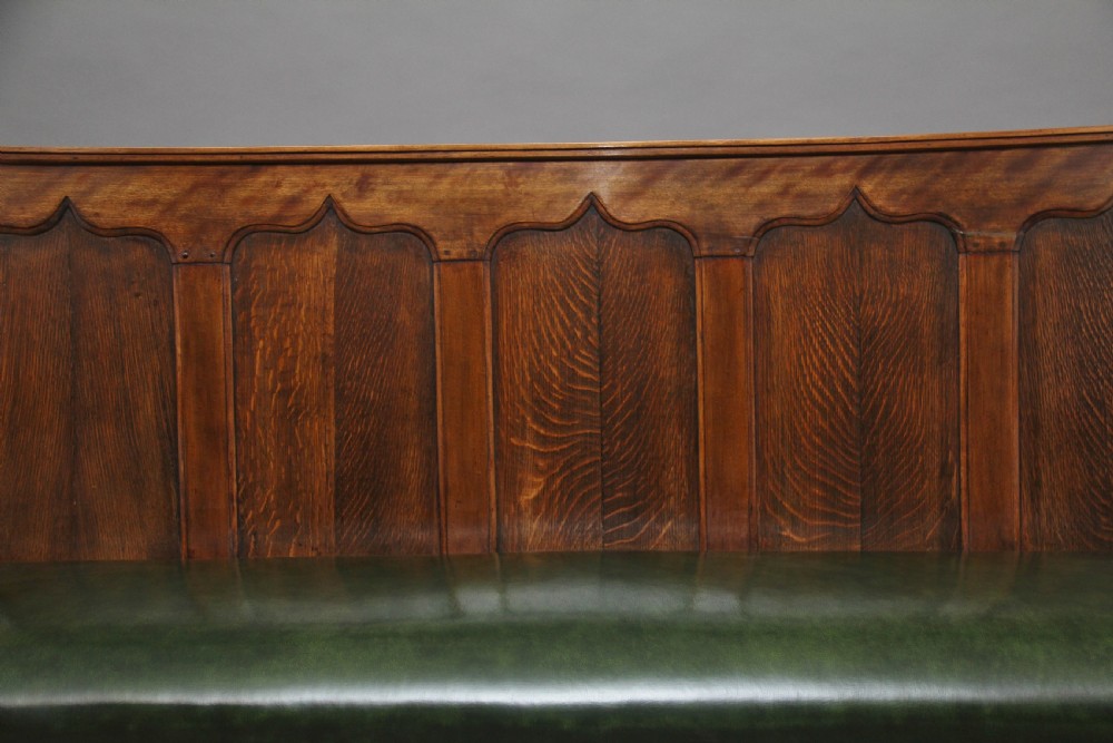 18th Century oak and fruitwood settle View VII