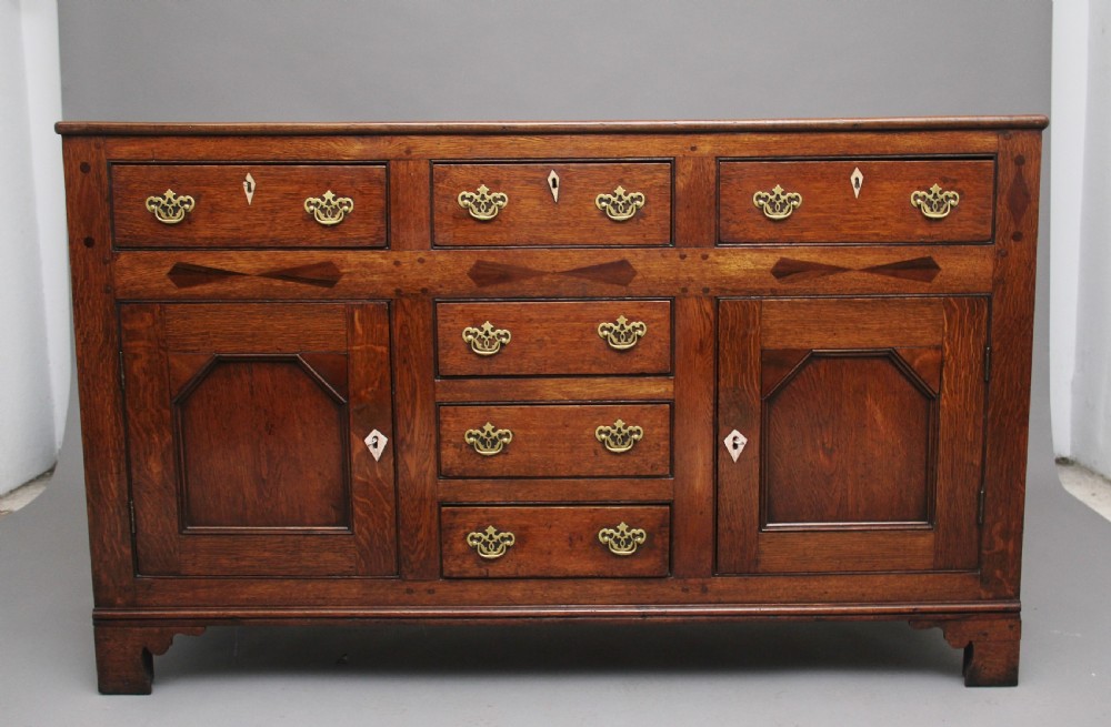 18th Century oak dresser base