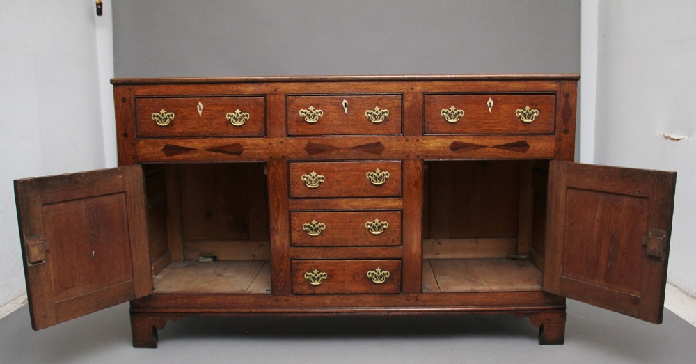 18th Century oak dresser base View III