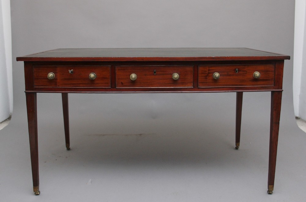 18th Century mahogany writing table