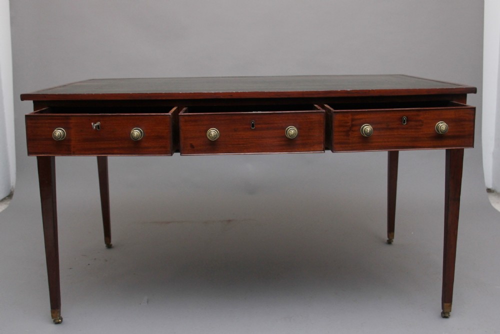 18th Century mahogany writing table View II