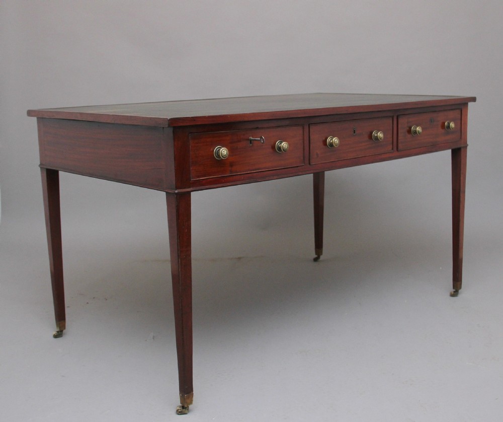 18th Century mahogany writing table View III