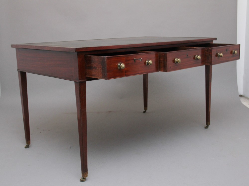 18th Century mahogany writing table View IV