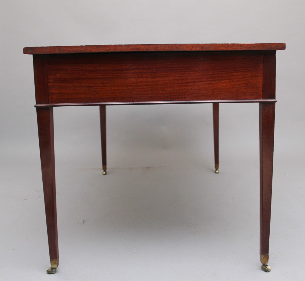 18th Century mahogany writing table View V