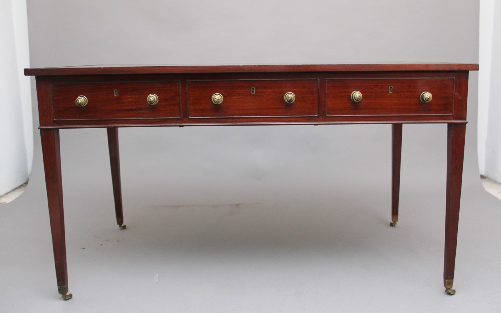 18th Century mahogany writing table View VI