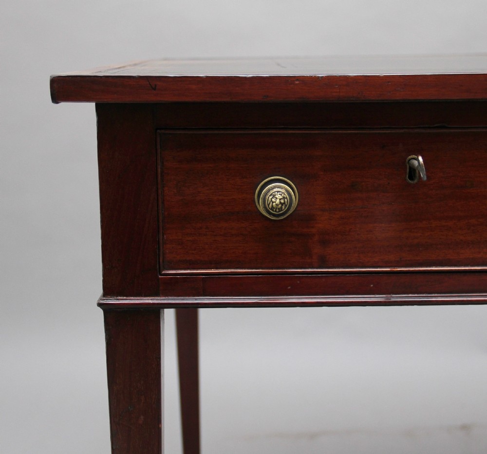 18th Century mahogany writing table View IX