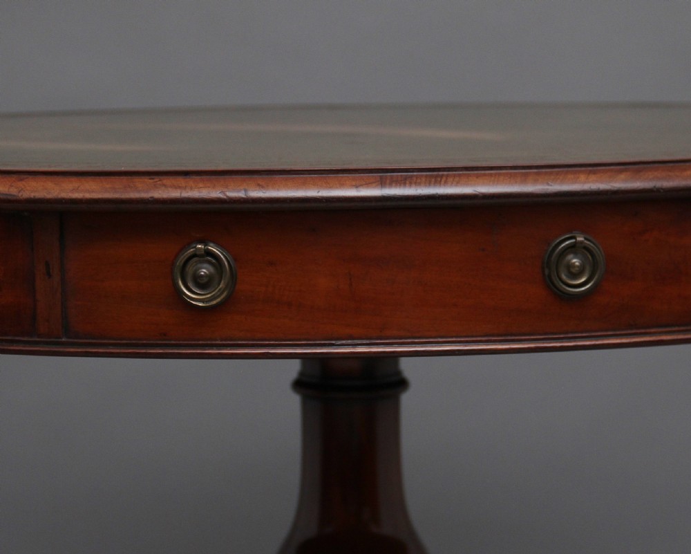 Early 19th Century mahogany drum table View VIII