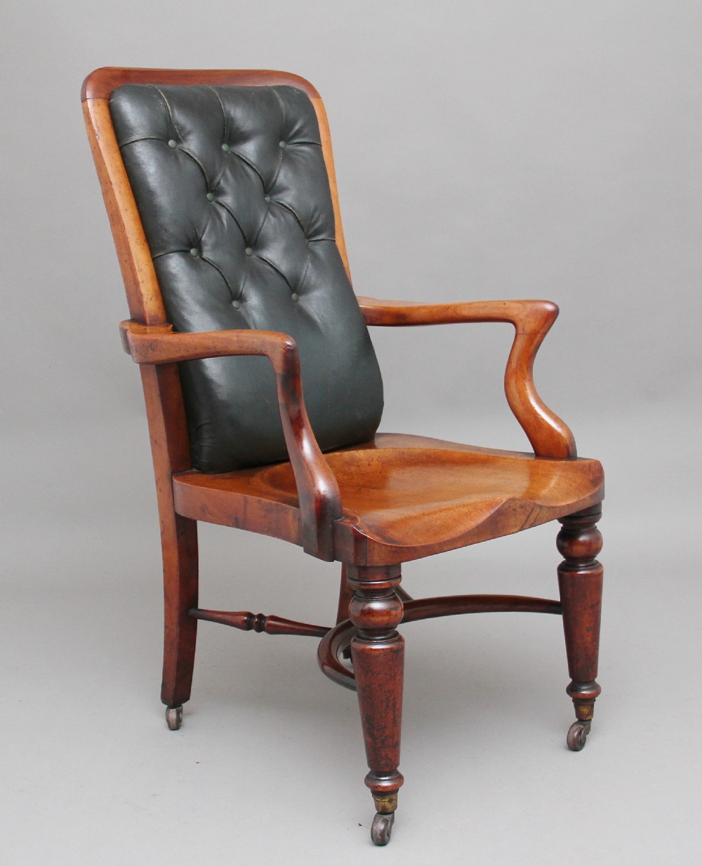 19th Century Heals of London library chair