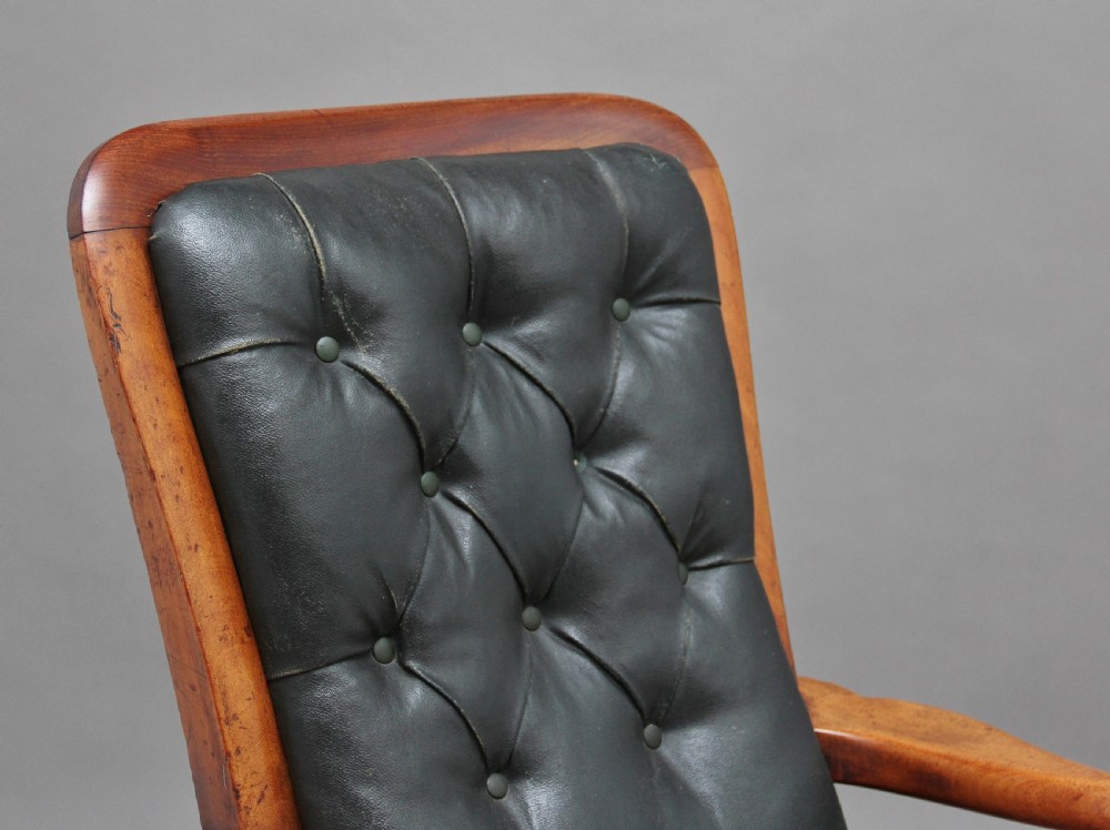 19th Century Heals of London library chair View VI