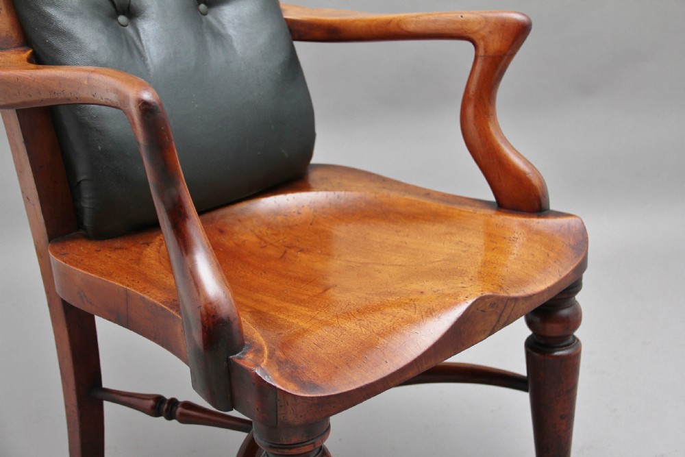 19th Century Heals of London library chair View X