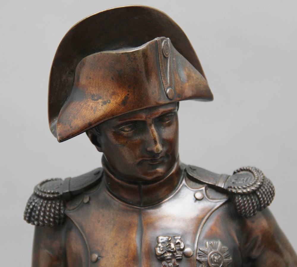 Early 19th Century bronze sculpture of Napoleon Bonaparte  View VIII