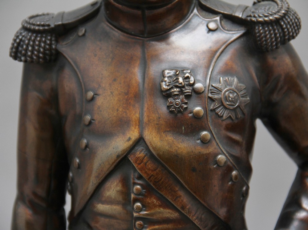 Early 19th Century bronze sculpture of Napoleon Bonaparte  View X