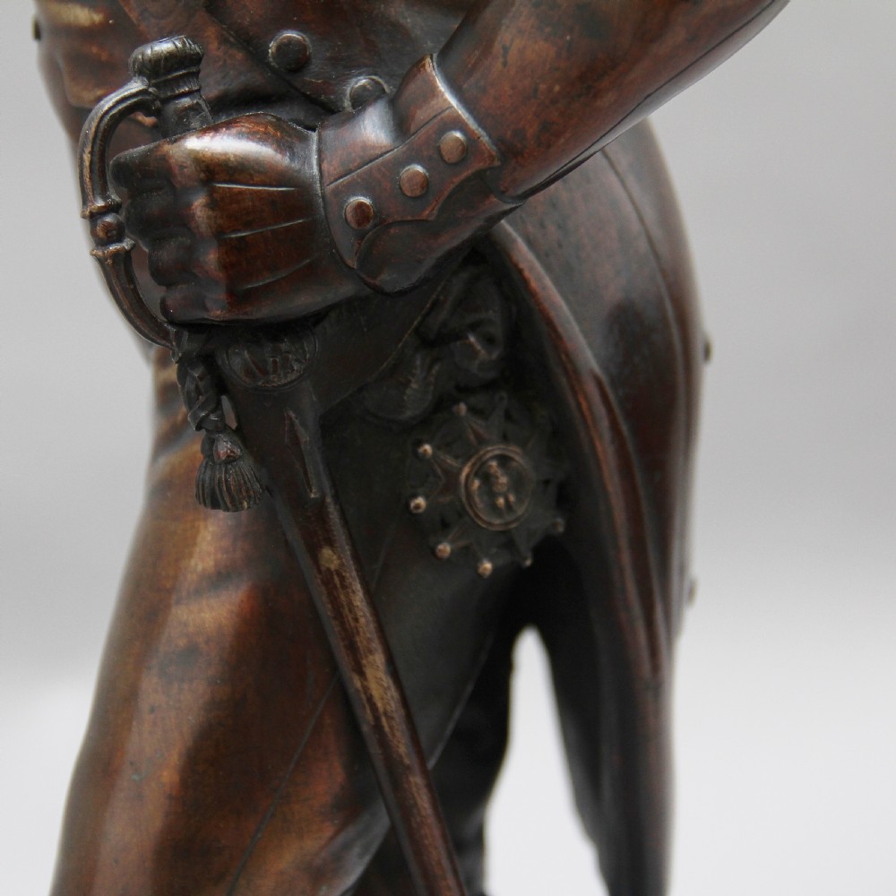 Early 19th Century bronze sculpture of Napoleon Bonaparte  View XII
