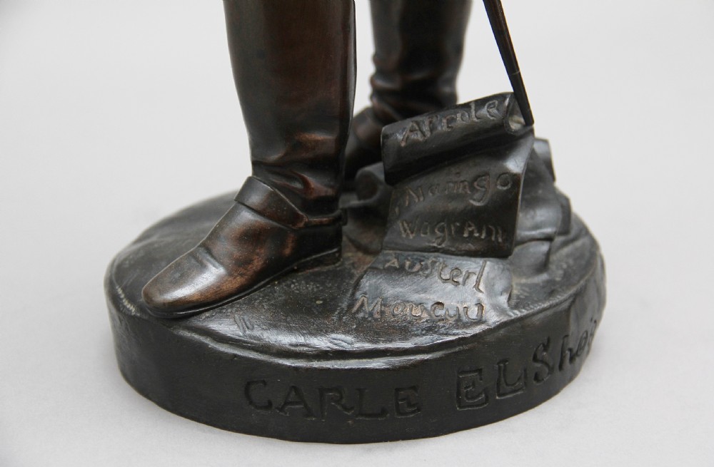 Early 19th Century bronze sculpture of Napoleon Bonaparte  View XIII