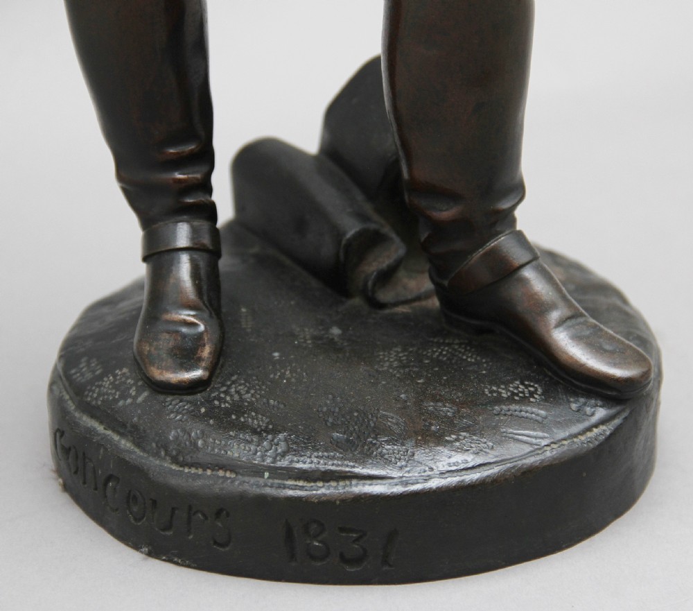 Early 19th Century bronze sculpture of Napoleon Bonaparte  View XIV