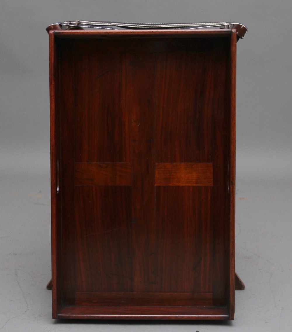 Early 19th Century mahogany butlers tray on stand View VIII