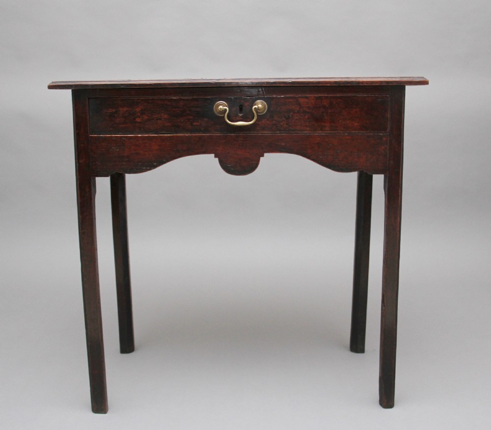 Early 19th Century oak side table View III