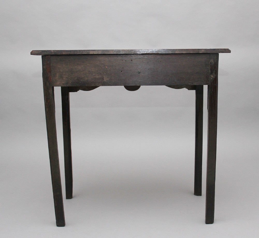 Early 19th Century oak side table View V
