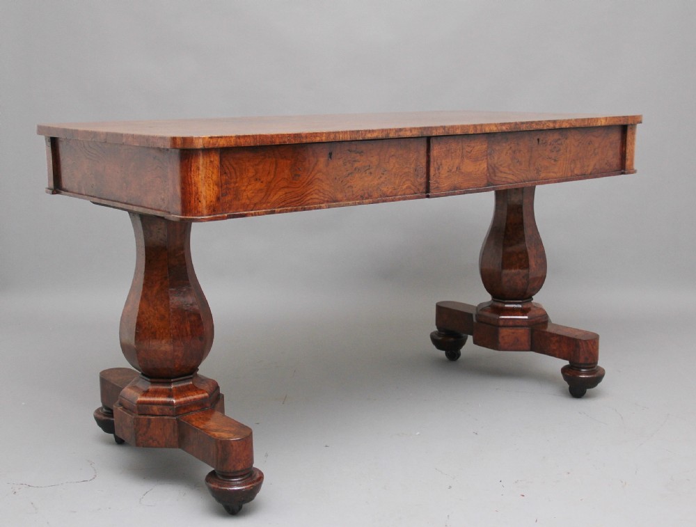 Early 19th Century pollard oak library table