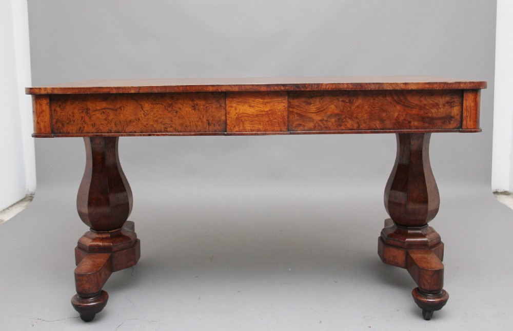 Early 19th Century pollard oak library table View V