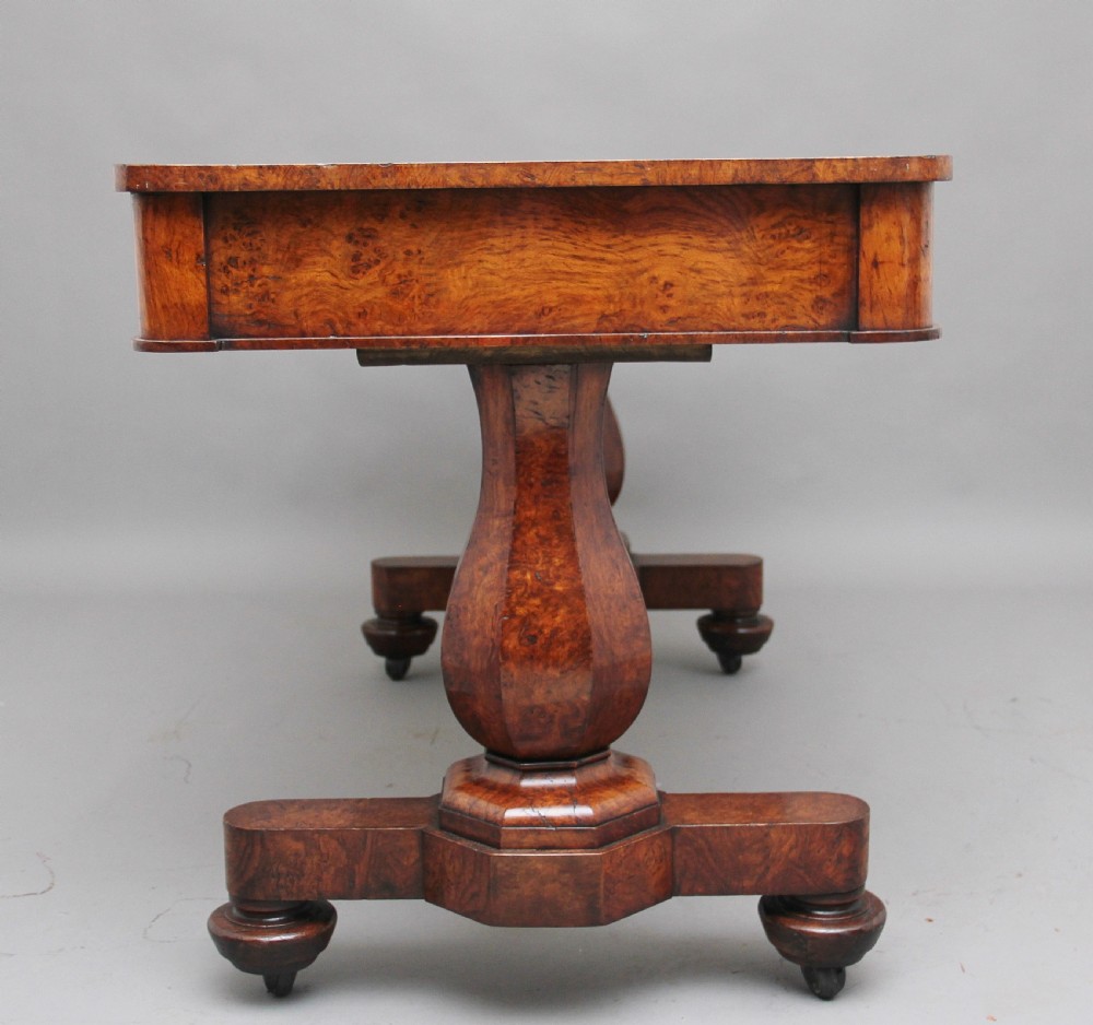 Early 19th Century pollard oak library table View VI