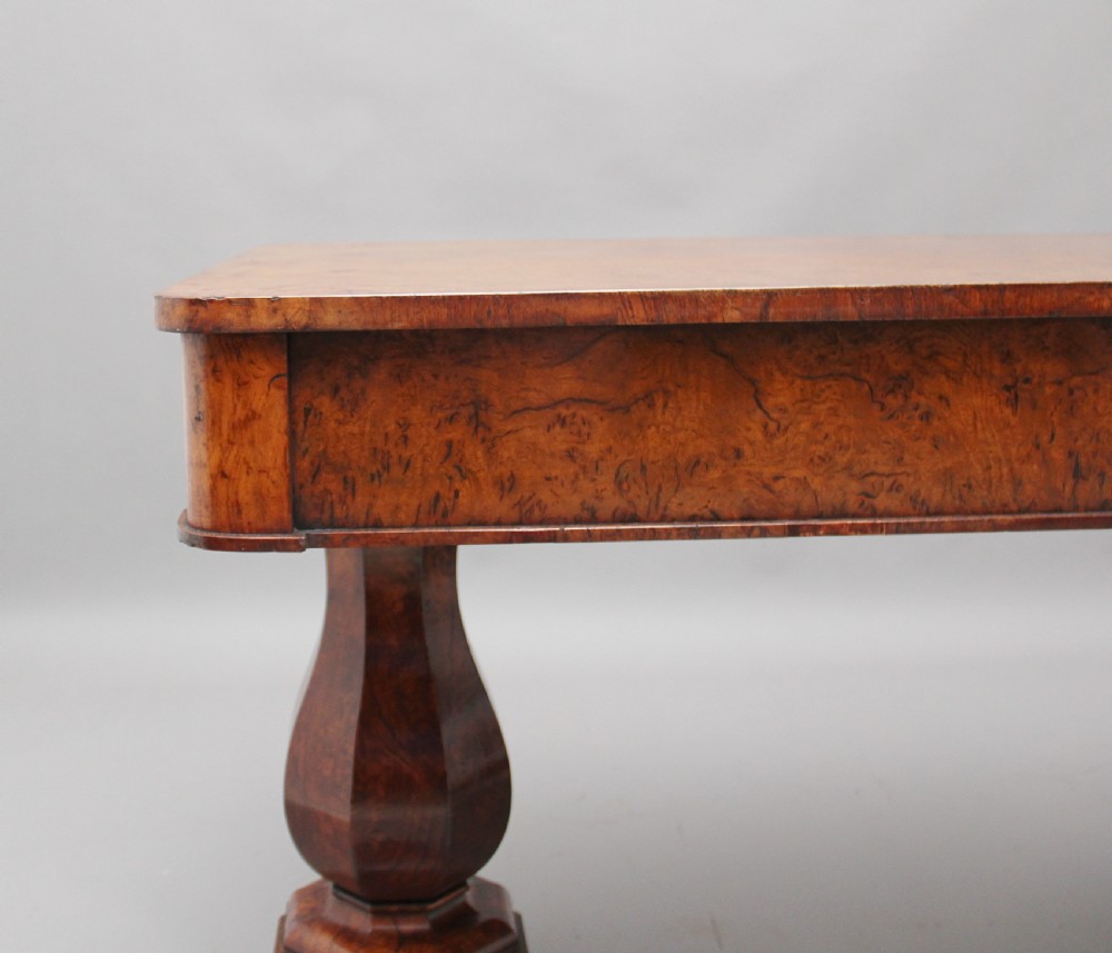 Early 19th Century pollard oak library table View VII