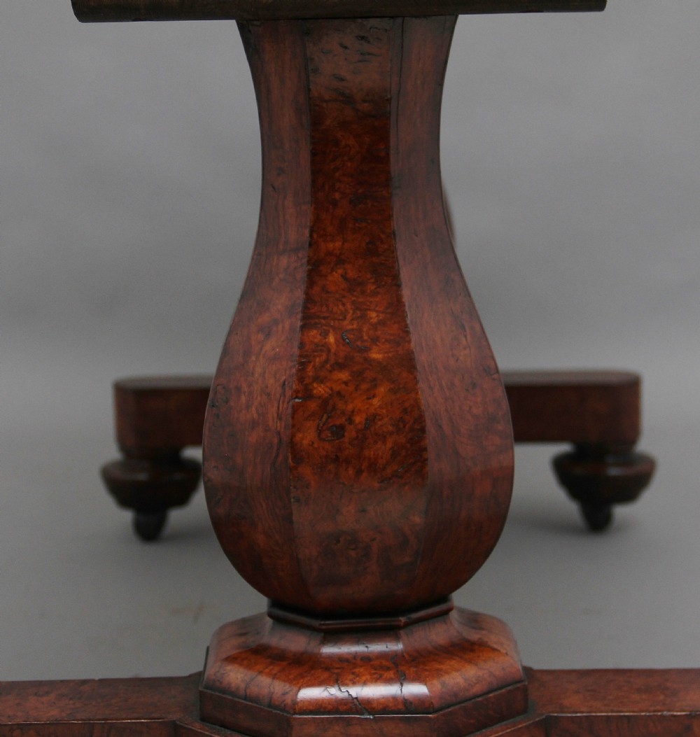 Early 19th Century pollard oak library table View X