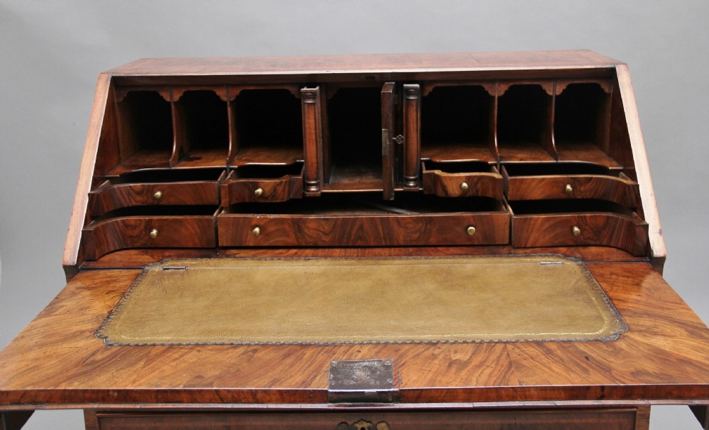 18th Century walnut and feather banded bureau View IV