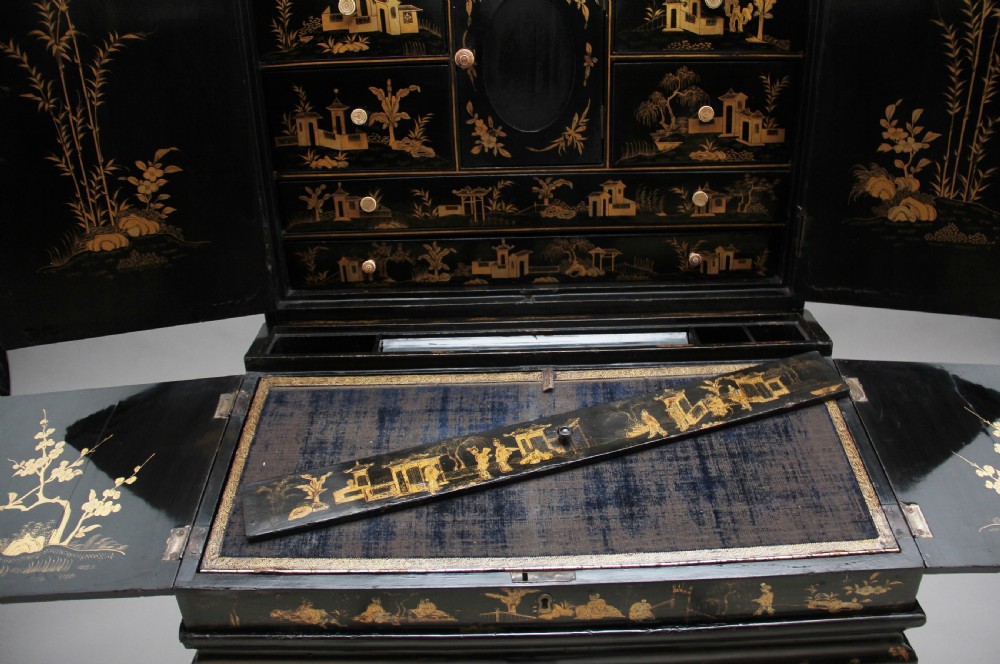 Early 19th Century Chinoiserie Bonheur Du Jour View XVI