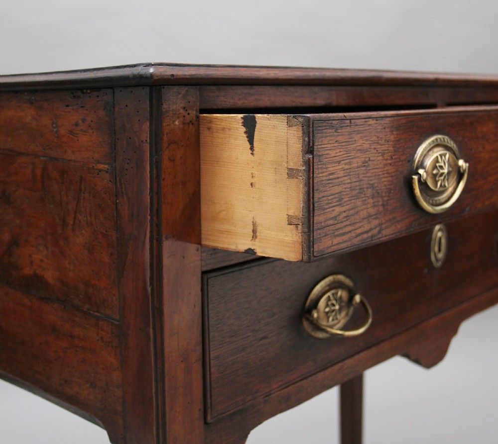 Early 19th Century oak side table View IX