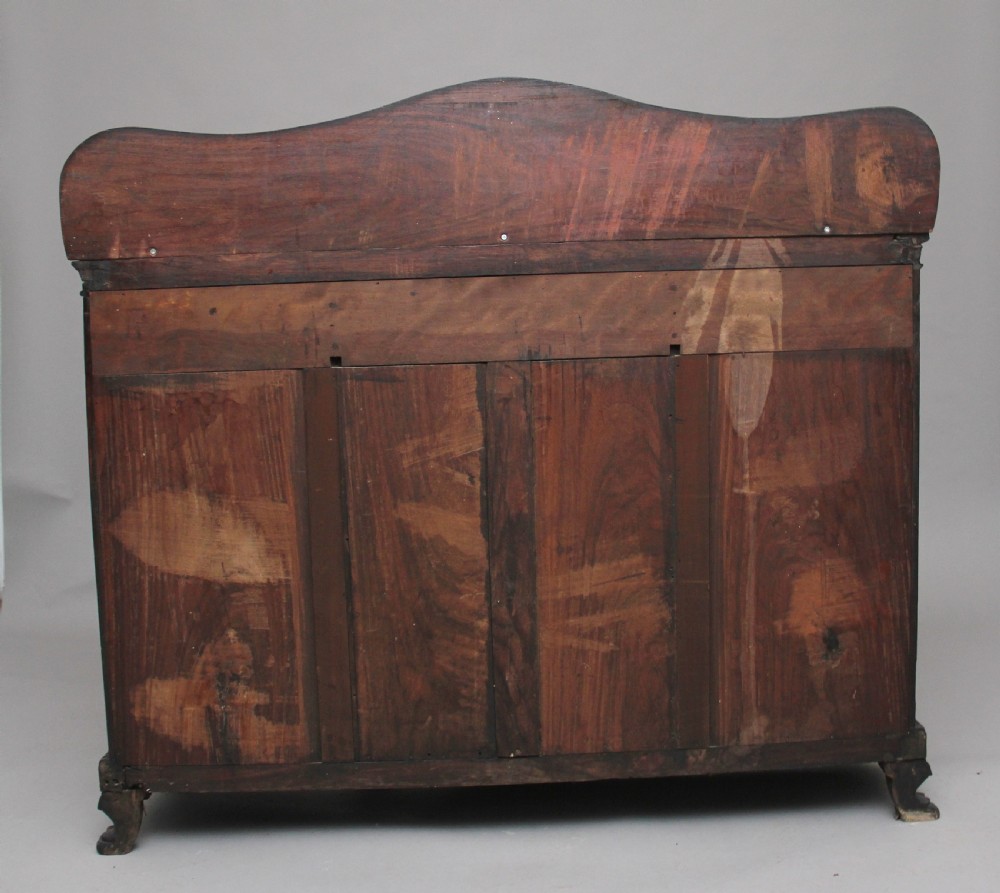 Superb quality 19th Century Burmese breakfront cabinet View V