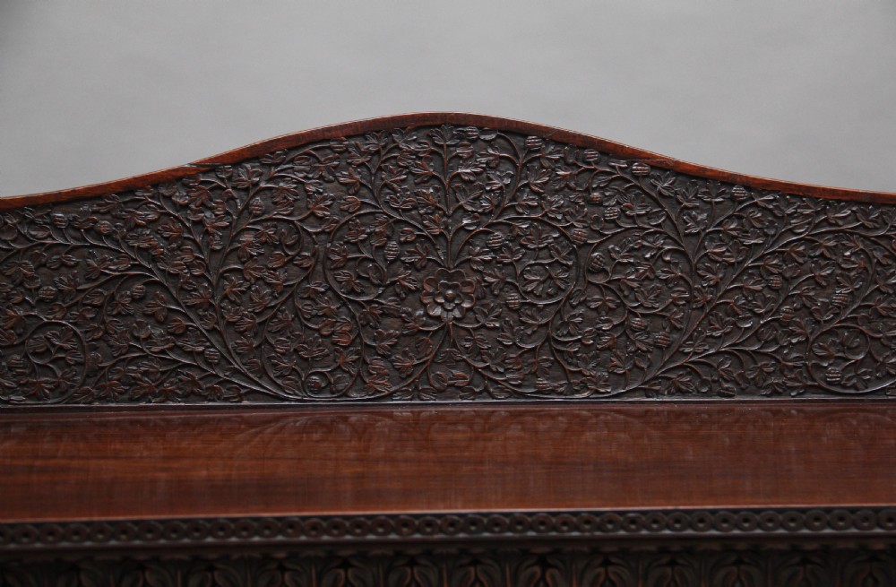 Superb quality 19th Century Burmese breakfront cabinet View IX