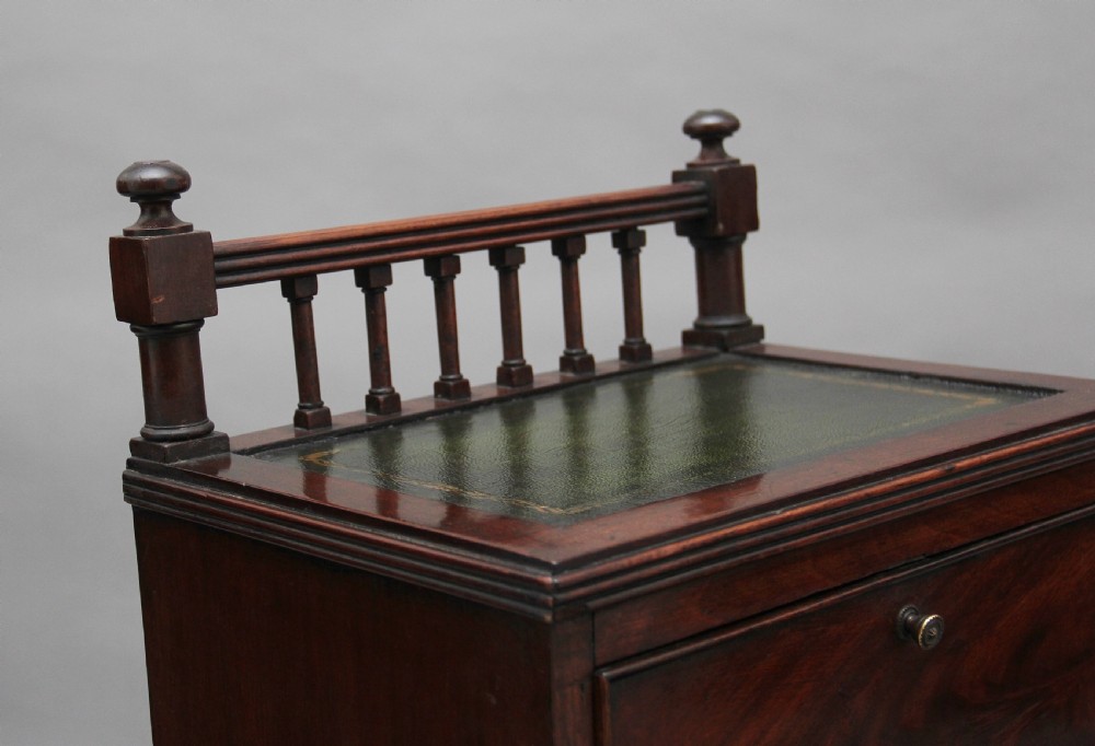 19th Century mahogany library steps View XI