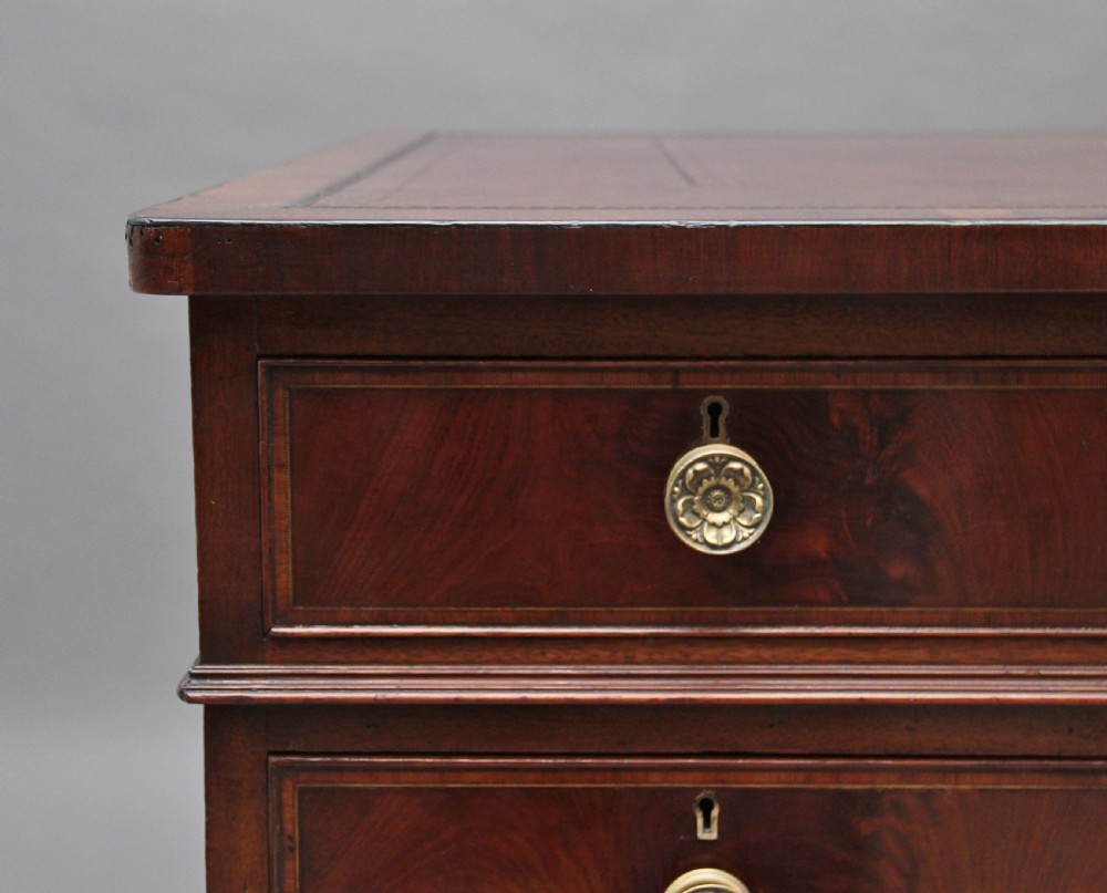 Early 20th Century mahogany partners desk View VIII