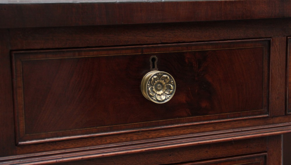 Early 20th Century mahogany partners desk View XIII