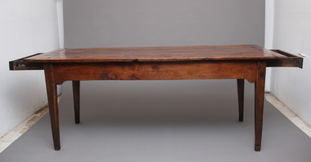 Early 19th Century fruitwood farmhouse table View III