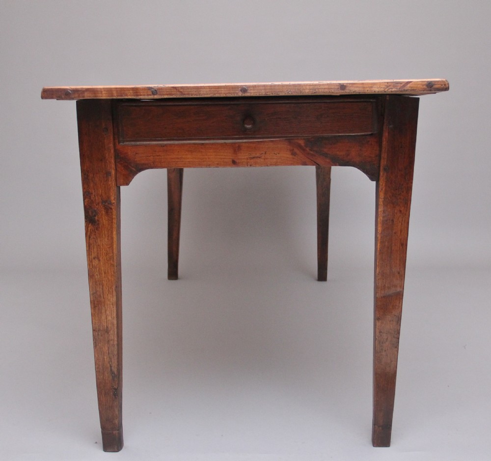 Early 19th Century fruitwood farmhouse table View IV