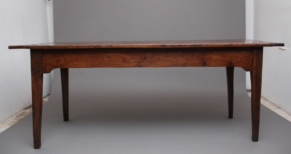 Early 19th Century fruitwood farmhouse table View V