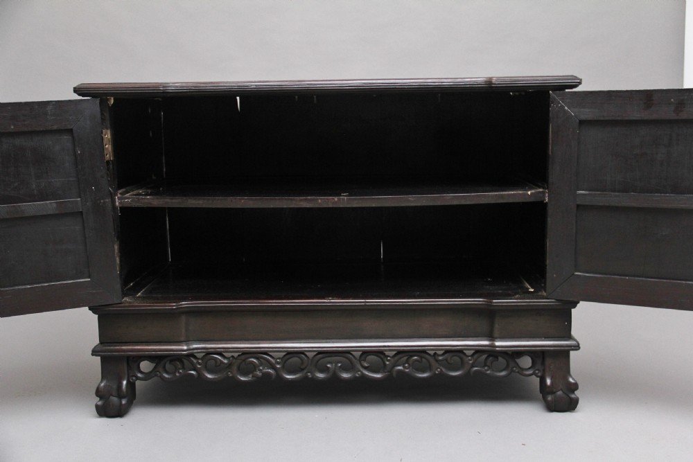 19th Century Chinese carved cabinet View III