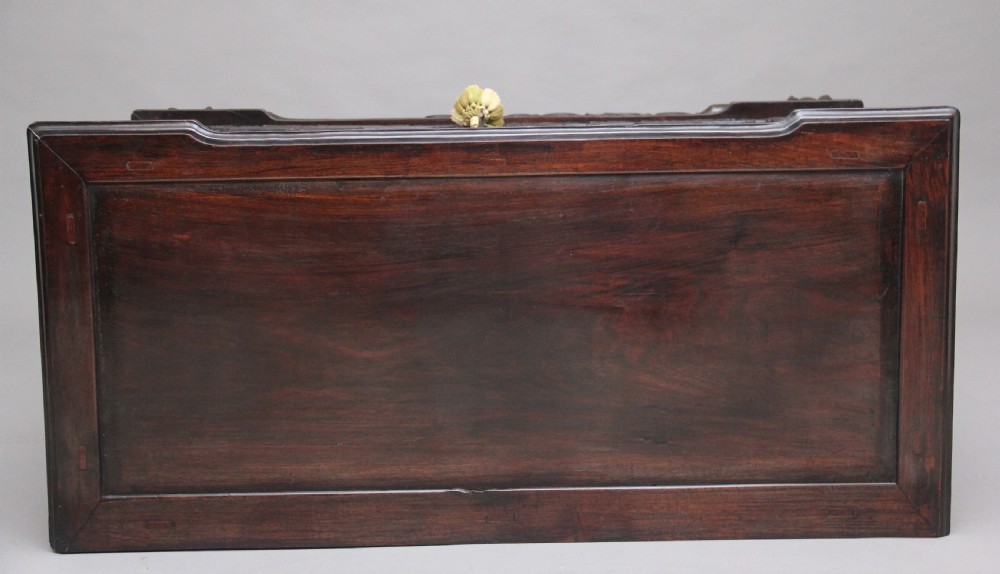 19th Century Chinese carved cabinet View IX