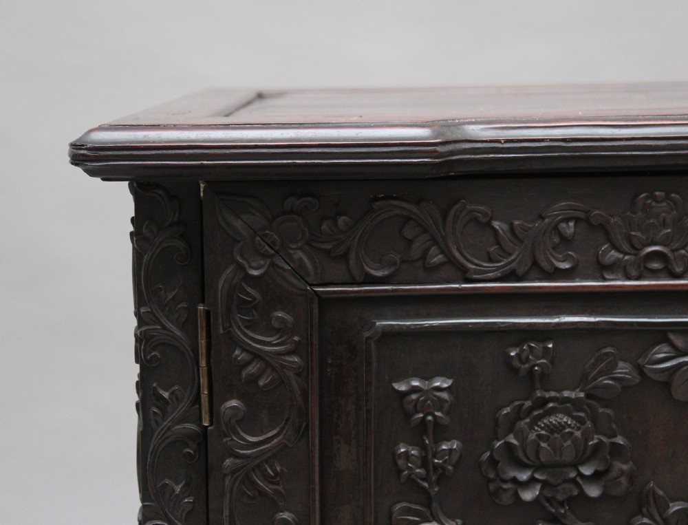 19th Century Chinese carved cabinet View XI